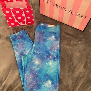 NWT VS Pink Galaxy Leggings
